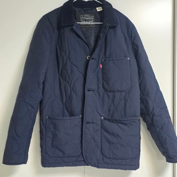 리바이스 네이비 퀼트 자켓 M