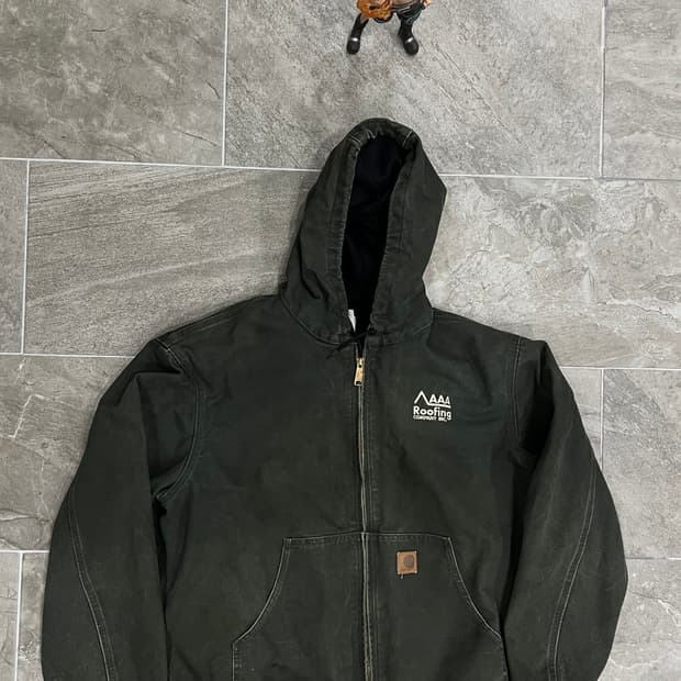 (XL) 칼하트 후드 덕 액티브 자켓 J25 MOS 모스그린