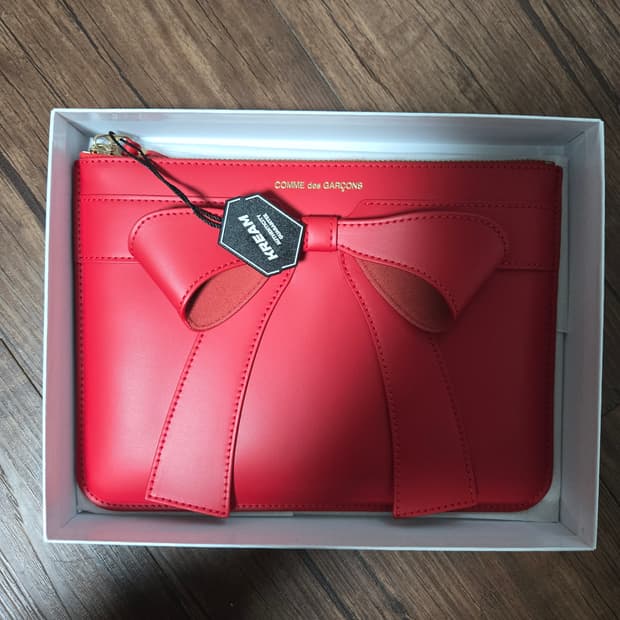 꼼데가르송 SA5100BB 빅보우 월렛 레드