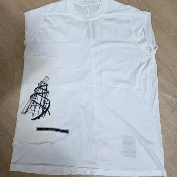 릭오웬스 다크쉐도우 19SS 캡소매티 슬리브리스