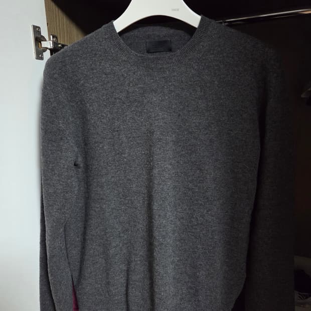 (2) 머듈 숏 니트 그레이