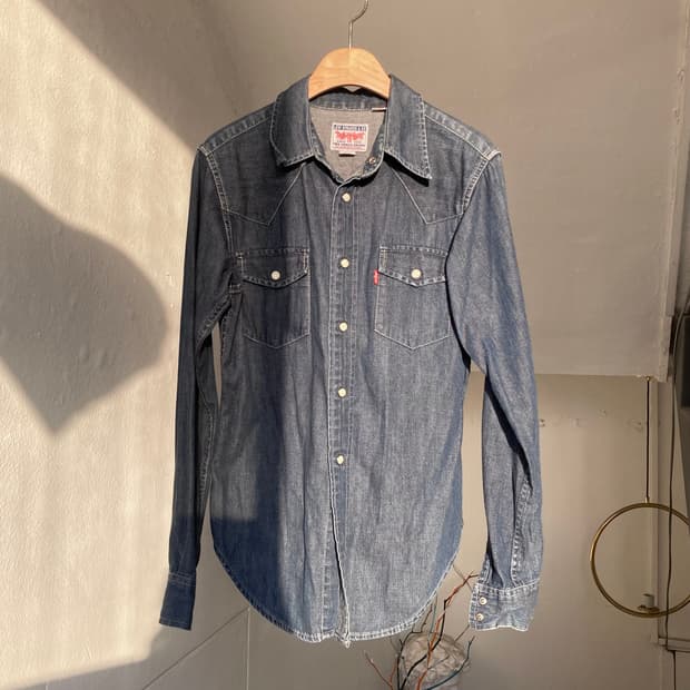 LEVIS '99 빈티지 웨스턴 자개 단추 셔츠