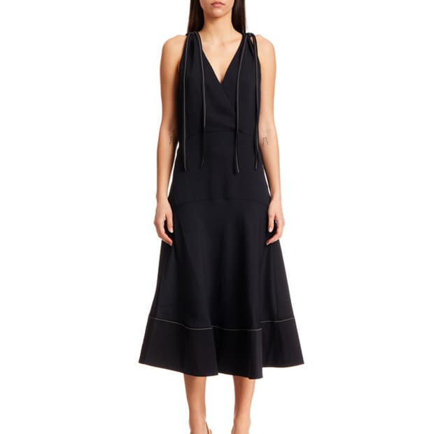 [새 상품] 프로엔자슐러 블랙 슬리브리스 롱 원피스