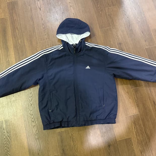 (105) 아디다스 패디드 누빔 점퍼 바람막이 자켓