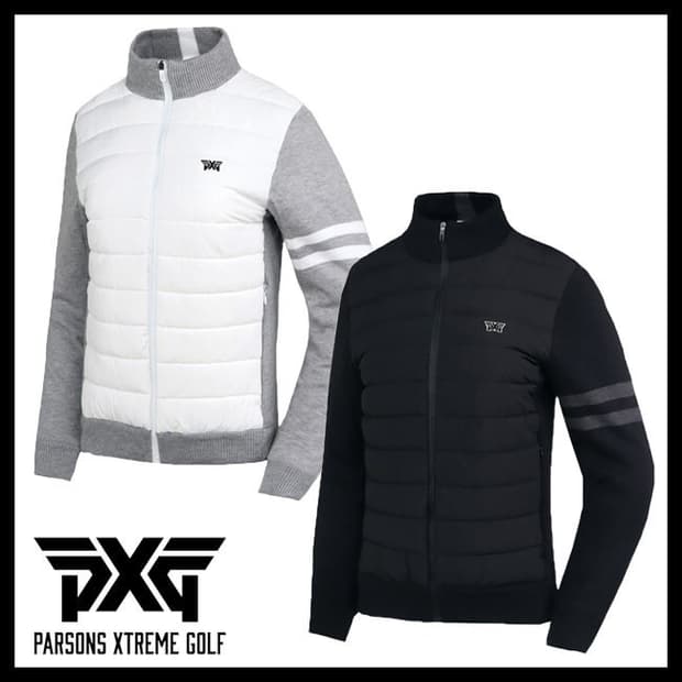 PXG 여성 니트 패딩 자켓