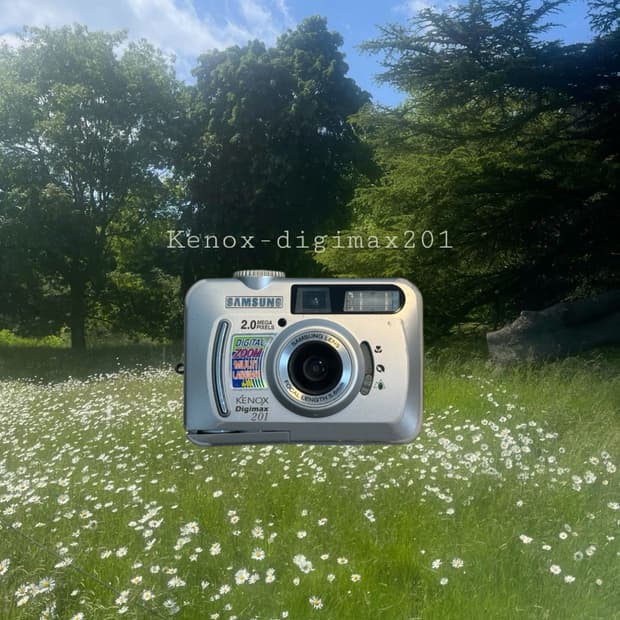 삼성 케녹스 디지맥스 201 빈티지 디지털 카메라 디카