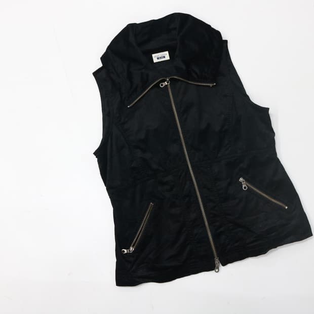 EST CHICA BLEU 쎄 시카 블루 빈티지 코듀로이 집업 베스트