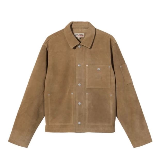 Stussy 스투시 21fw 웰딩 스웨이드 자켓 L Size