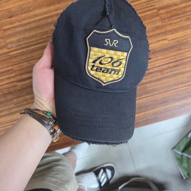 Exr 팀 106 레이싱 빈티지 메쉬 모자 프리