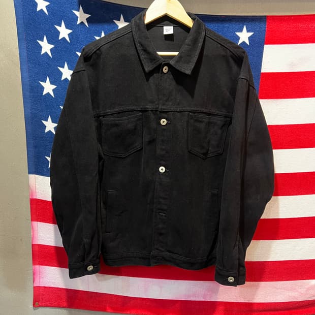 파르티멘토 블랙 데님 자켓