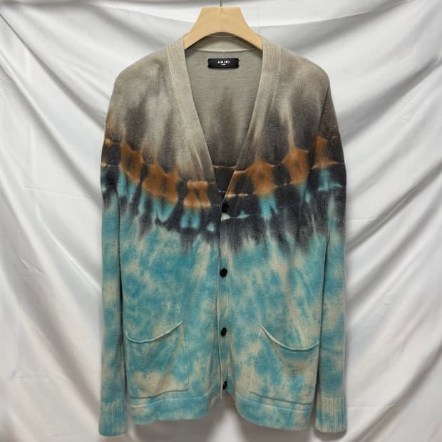 [S+급/L] 아미리 캐시미어 가디건 국내 매장판