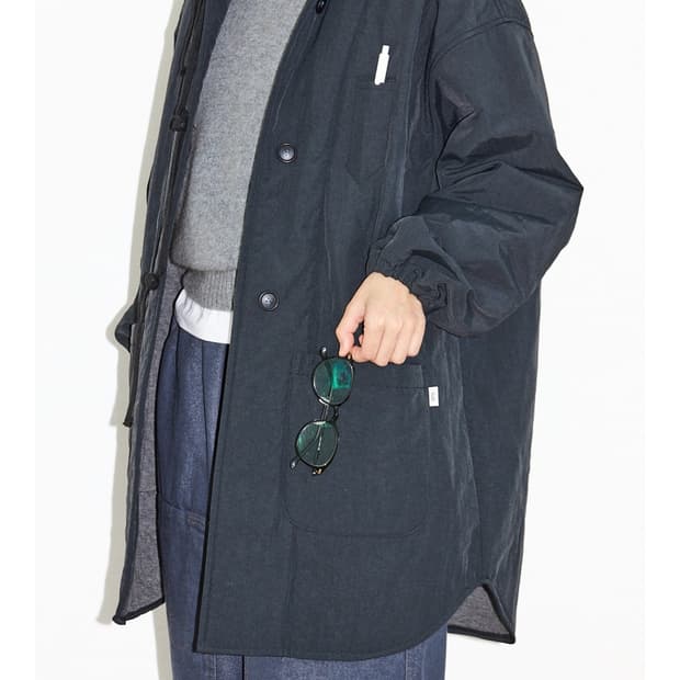 폴트 falt padded hood jacket 패디드 후드 셔츠 자켓