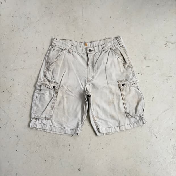 칼하트 빈티지 카고 워크 반바지 36