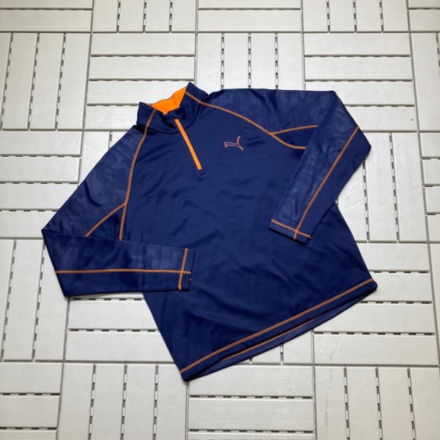 [L]푸마 기모 반집업 긴팔티 0310