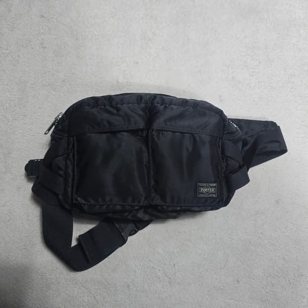 요시다포터 탱커 힙백 블랙