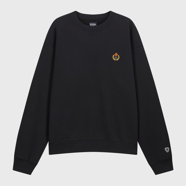 헤리티지플로스 맨투맨 블랙 라지