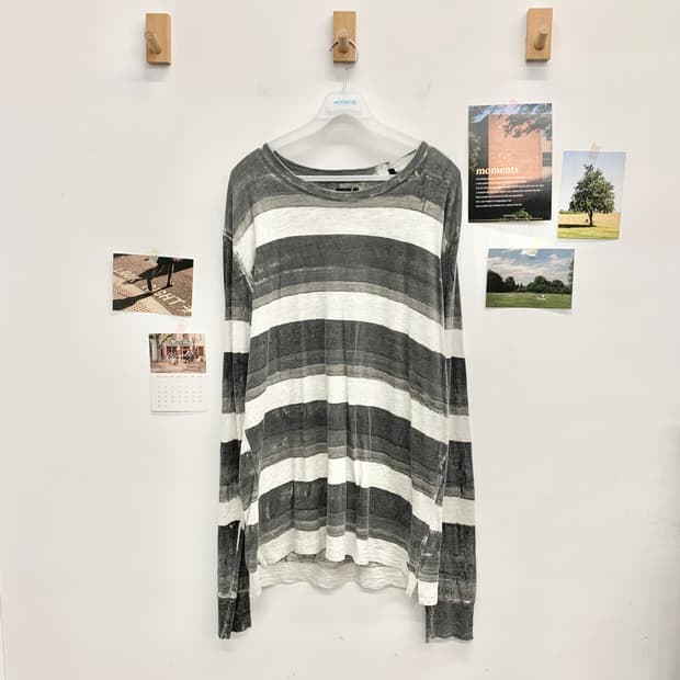 DIESEL 디젤 스트라이프 롱슬리브