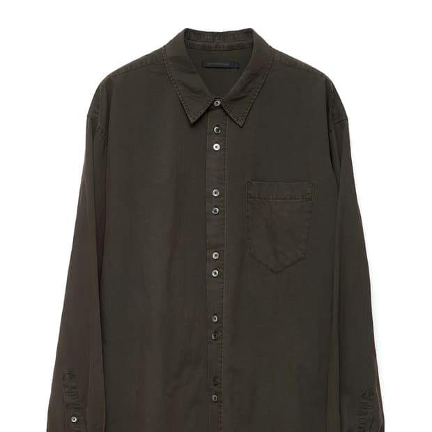 해칭룸 Rana Shirt Bleached Khaki 셔츠 
