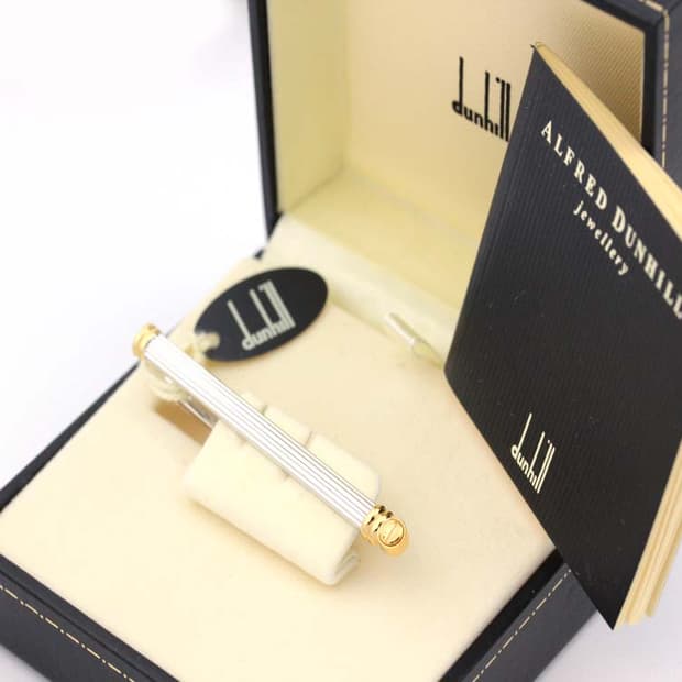 던힐 미사용 S등급 5.8cm 남자 명품 넥타이핀 보증서 포함