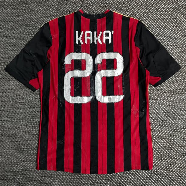 아디다스 ac밀란 13-14 시즌 리그 패치 카카 유니폼o 5164