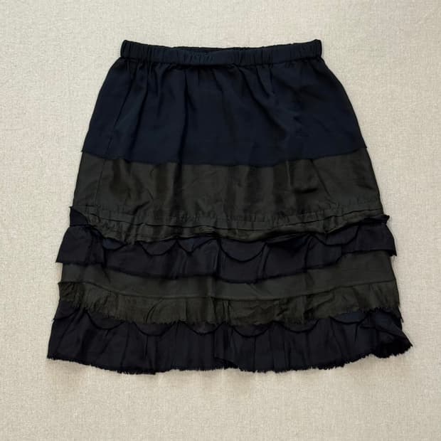 준야와타나베 05ss 레이어드 프릴 스커트