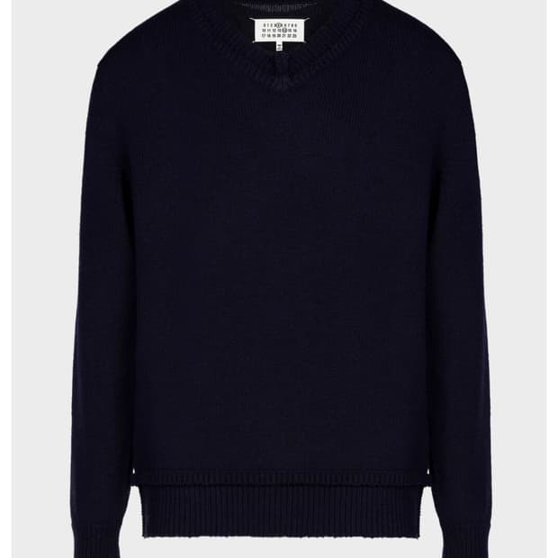 마르지엘라 엘보우패치 스웨터