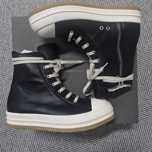 (풀구성품/미시착새상품) 릭오웬스 크립 라몬즈 43사이즈