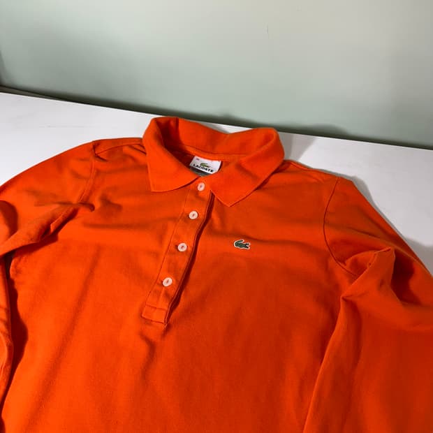 우먼M 라코스테 코랄 긴팔카라티 PK티