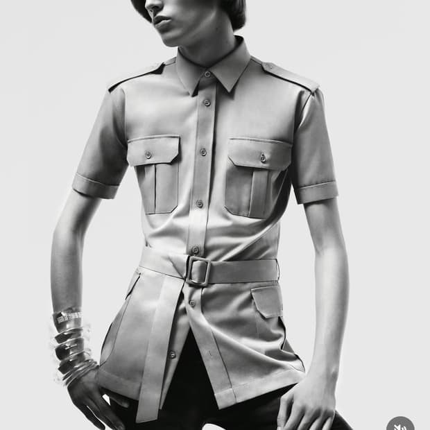 디올 옴므 07SS 사파리 셔츠