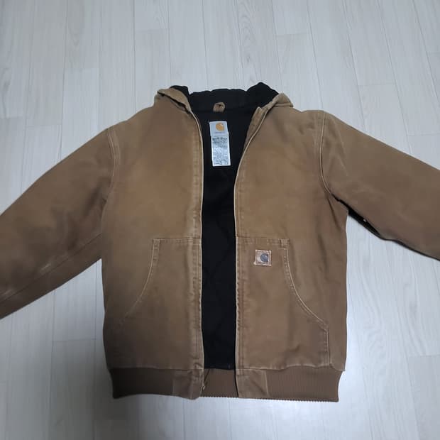 칼하트 yyj130 워크 자켓 후드 브라운