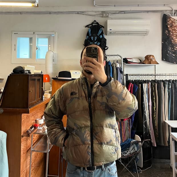 노스페이스 아콘 카모