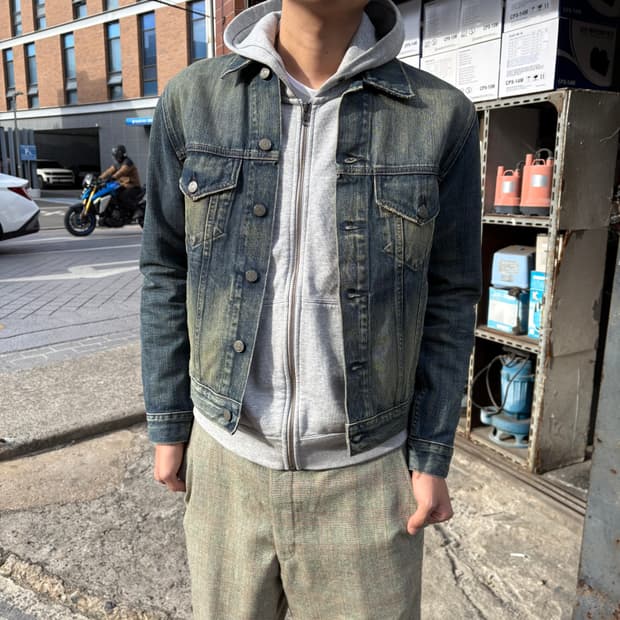 데님 & 서플라이 랄프 로렌 페이딩 데님 트러커 자켓