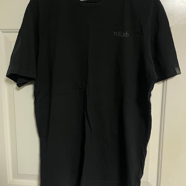 XL 랩 (Rab) 반팔 티셔츠 블랙