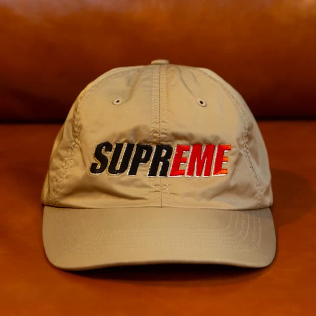 18SS 슈프림 투톤 나일론 캡