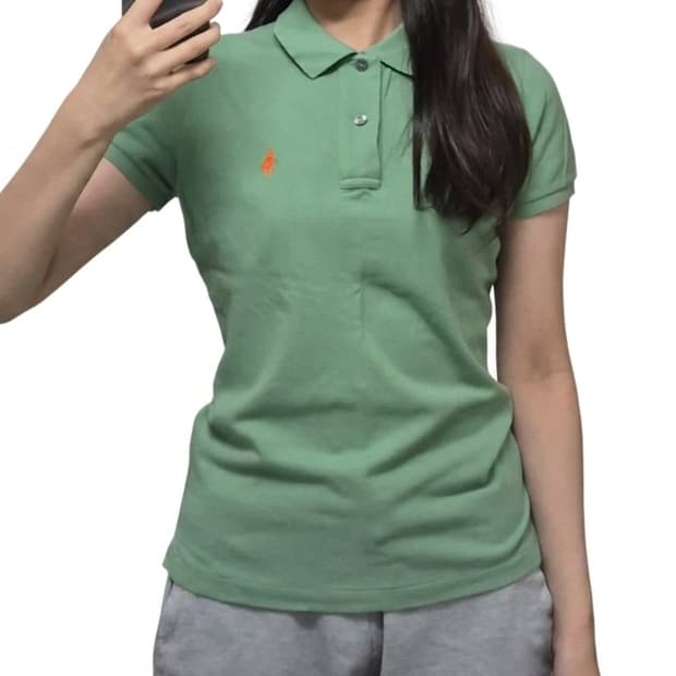 💚폴로 랄프로렌 카라 반팔티셔츠 연두그린/카라티셔츠 딱붙핏 스니키핏