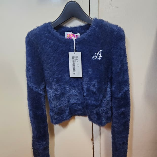 S) 베이프 에이피 Bape Apee 모헤어 가디건