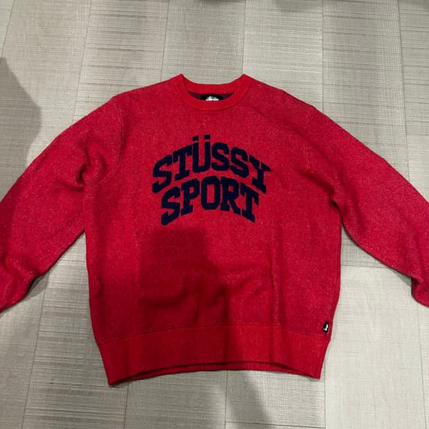 stussy 스투시 스포츠 니트 s사이즈