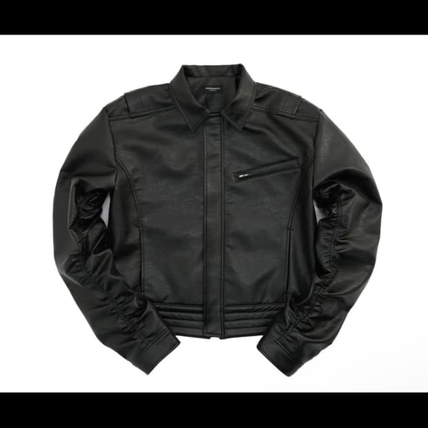 파 아카이브 레더 자켓 