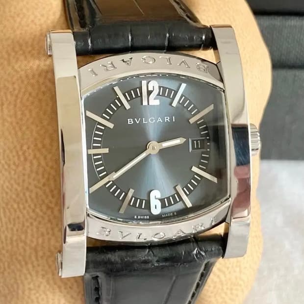 불가리 아시오마 AA39S 39mm 쿼츠 중형 사이즈(남녀공용)