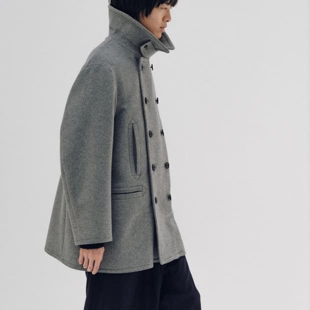 25aw 캡틴선샤인 캐시미어 피코트/네이비