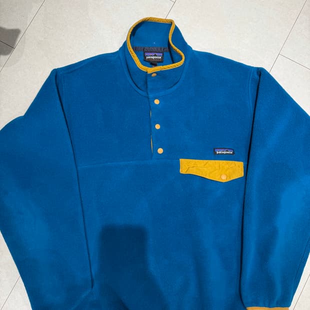 10s 파타고니아 신칠라 블루 옐로우 S