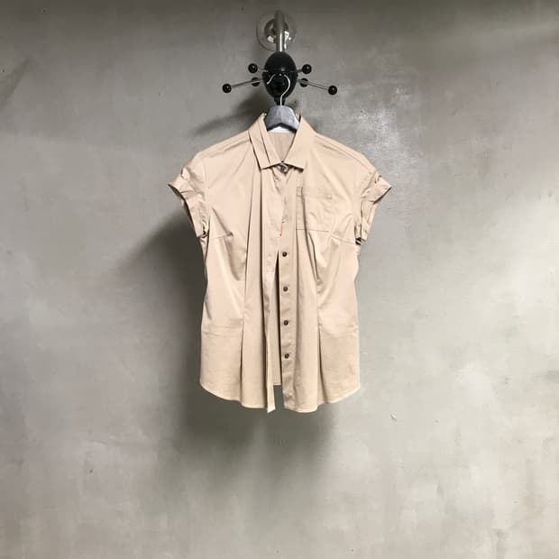 브루넬로 쿠치넬리 베이지 반팔 셔츠 M(W)