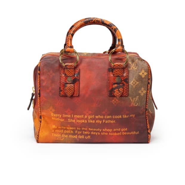 루이비통 X 리처드 프린스 모노그램 조크 맨 크레이지