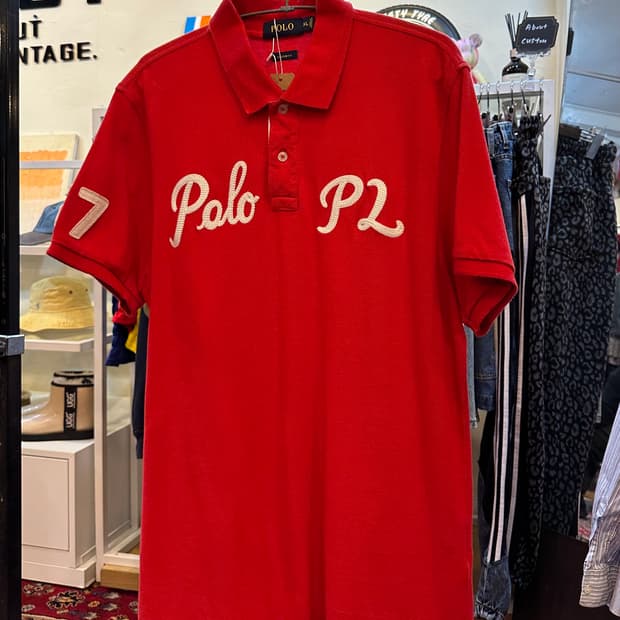 폴로 랄프로렌 빈티지로고 반팔 카라티 XL
