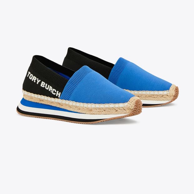 토리버치 여성 슬립온 블루 225