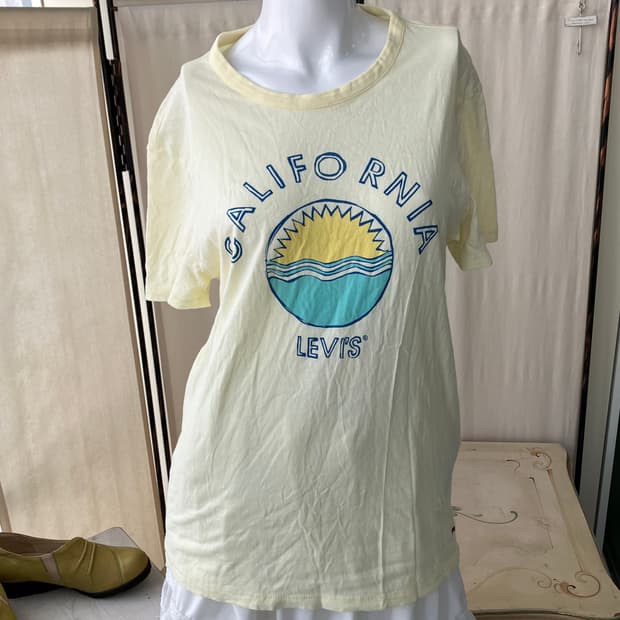 Levi's lemoncore printing half t-shirt