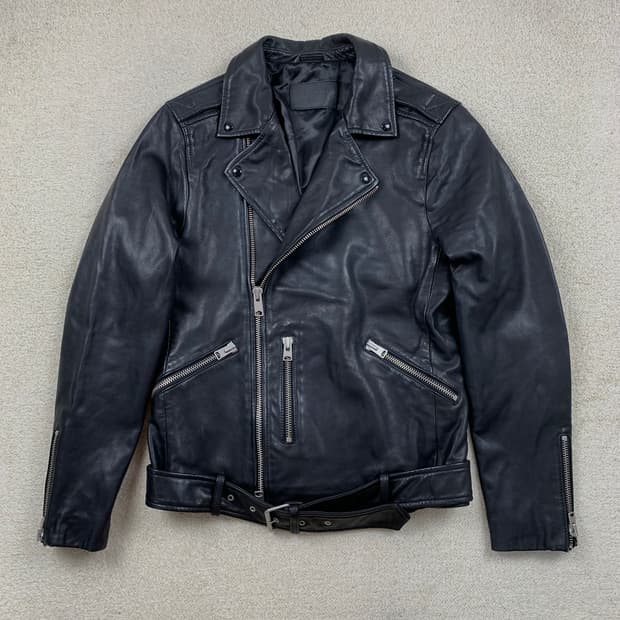 올세인츠 KAHO BIKER 양가죽 라이더 자켓 