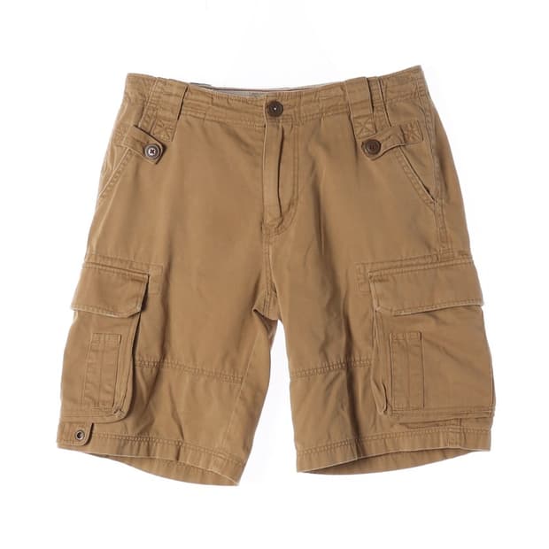 후아유 베이지 멀티 포켓 카고 하프 팬츠 L