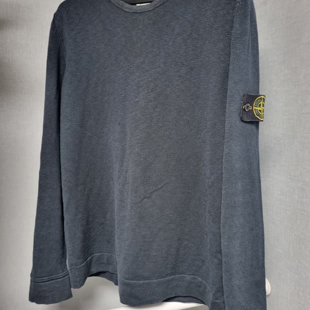 스톤아일랜드 네이비 블랙 니트