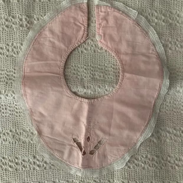 빈티지 프랑스 보빕(턱받이) 